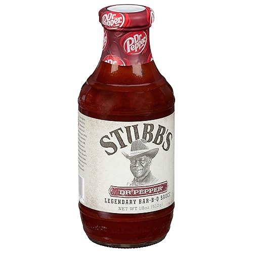 Stubb's Dr Pepper BBQ Sauce, 18 oz