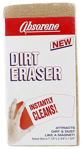 Absorene Dirt Eraser Large Beige 1 3/4"H x 3 3/4"W x 7 1/4"D