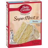 Betty Crocker Super Moist Triple Chocolate Fudge Cake Mix, 15.25 oz (Pack of 6)