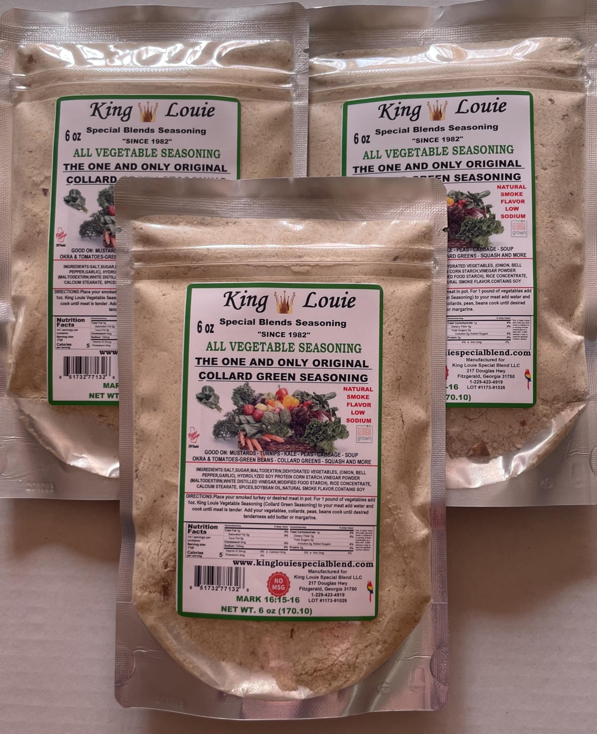 King Louie Collard Green Seasoning