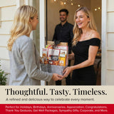Broadway Basketeers Snack & Sweets Gift Basket for Memorial Day, Mom, Cookies, Popcorn & Pretzels, Thank You Gift for Her, Kosher