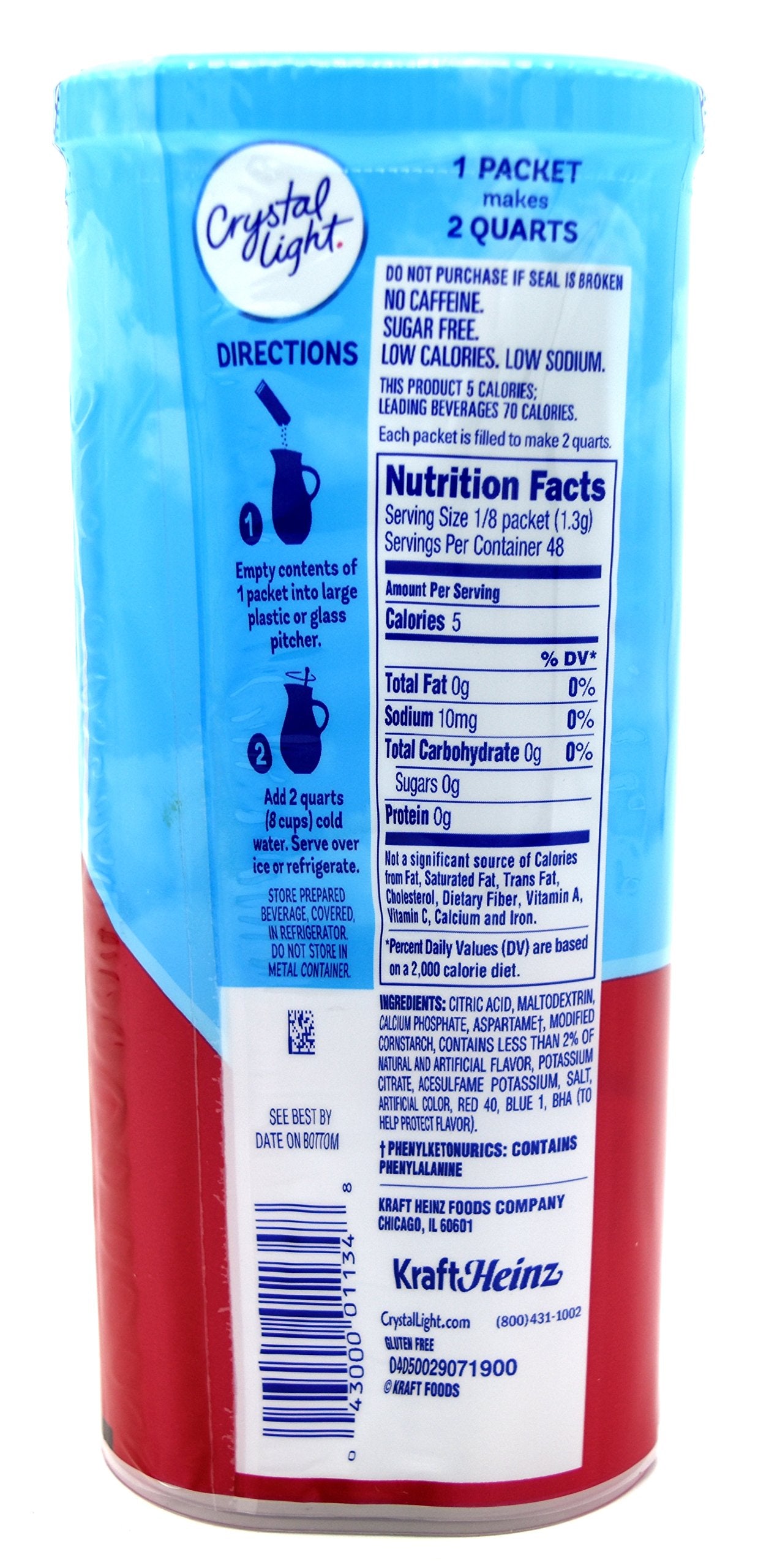 Crystal Light Fruit Punch Drink Mix, 12-Quart Canister (Pack Of 9)