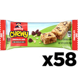 Quaker Chewy Granola Bars, Chocolate Chip, 58 Count - Packaging May Vary