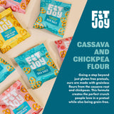 FitJoy Pretzel Variety Pack of 24 (0.5 Oz) - Tangy Dijon Mustard, Sea Salt, Cheezy White Cheddar Pretzel Twists - Dairy, Nut & Gluten Free Pretzels