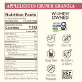 Laura's Gourmet Granola AppleLicious Crunch, 2 lb, Gluten-Free Oats, Vegan, Dairy & Soy Free Snack, Organic Agave, Cinnamon Diced Apples, Artisan