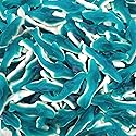 Blue Sharks Gummy Candy | 2 Pound Pack | Blue Raspberry and Marshmallow Flavor