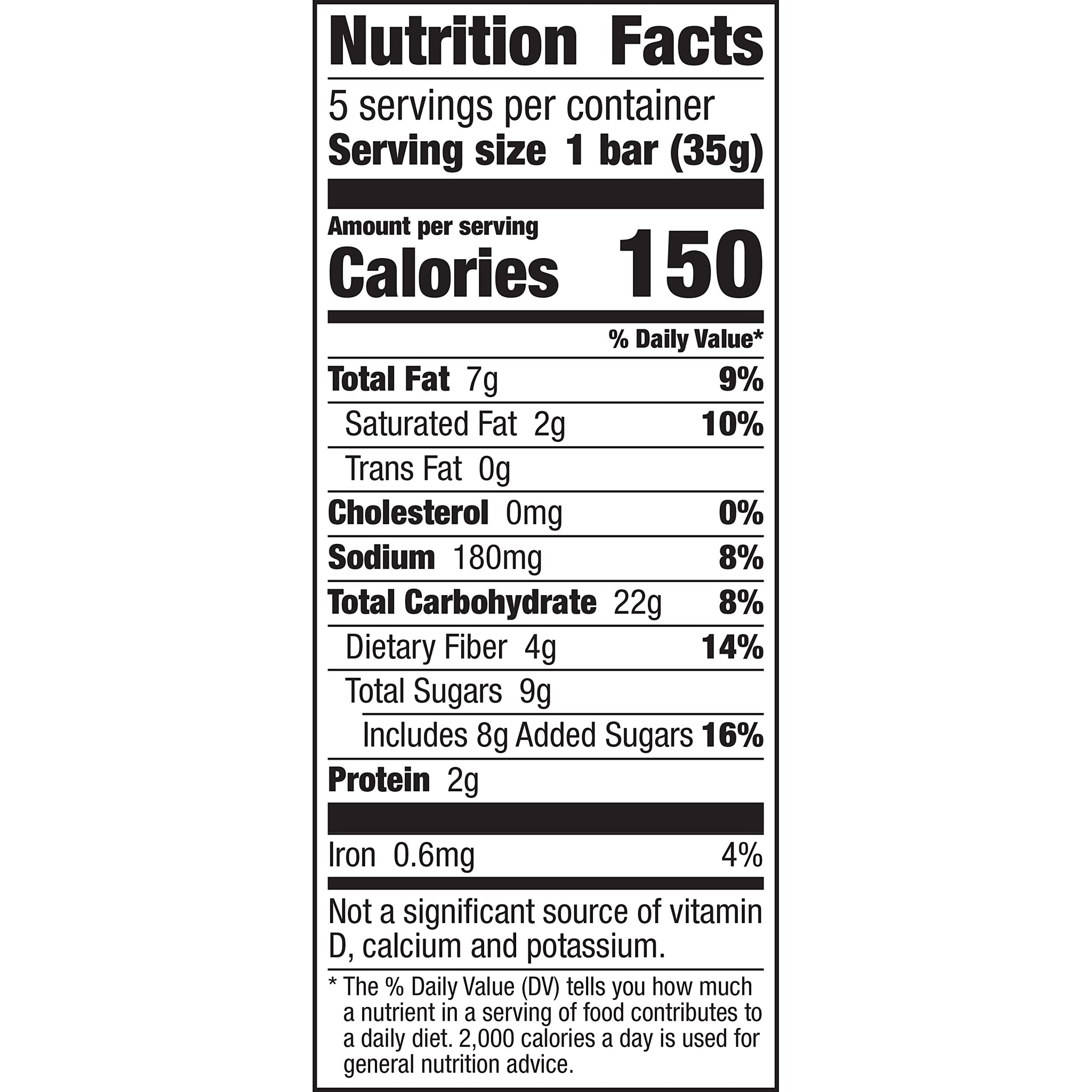 Nature Valley Soft-Baked Muffin Bars, Chocolate Chip, Snack Bars, 5 Bars, 6.2 OZ