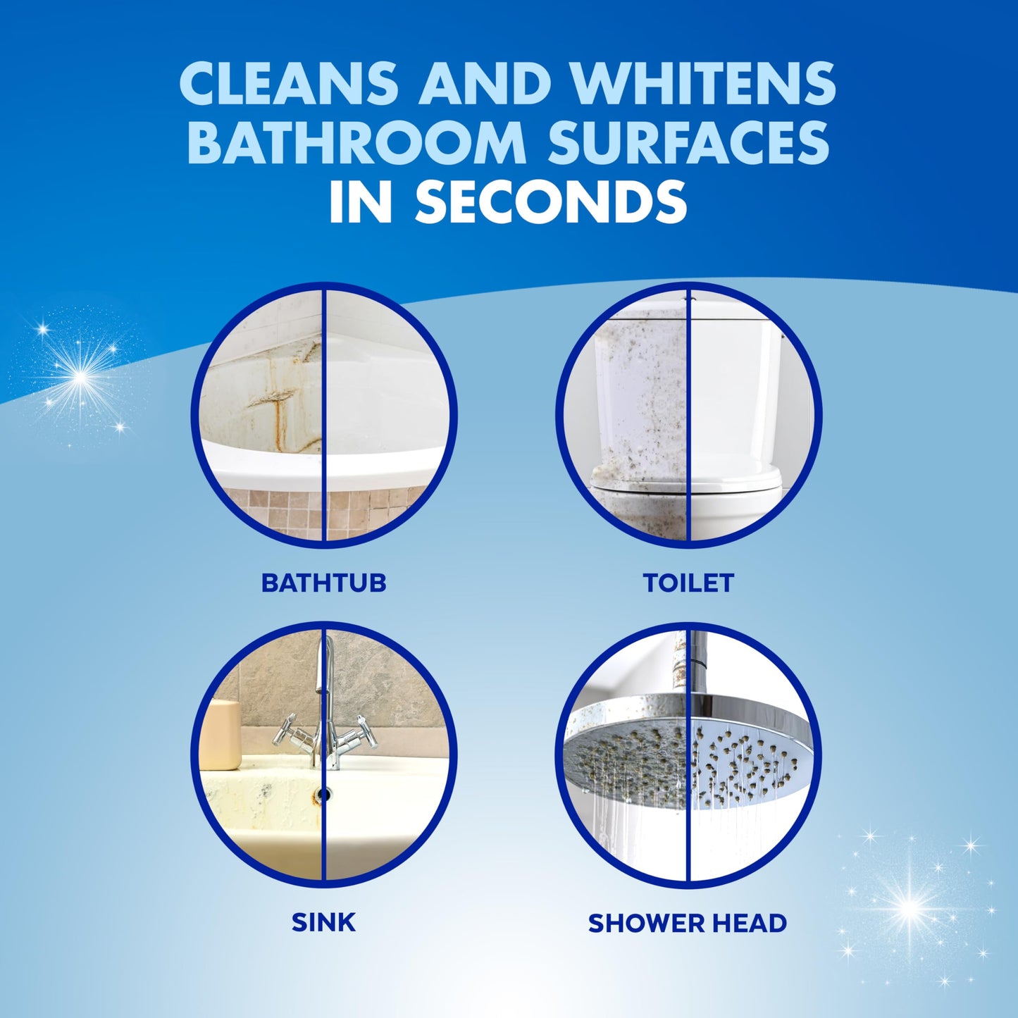 Lysol Mold & Mildew Remover Spray, Bathroom & Shower Cleaner, Disinfectant Spray, Stain Remover with Bleach, Tough on Black Mold, Multipurpose Cleaner