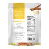 The Safe + Fair Food Company Banana Bread Granola - Gluten-Free, Dairy Free and Vegan Breakfast, Snack or Dessert From Top 9 Allergens, Trans Fat