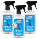 Aunt Fannie's All Purpose Bathroom Cleaner Vinegar Spray for Shower, Tub, Toilet, Tile, Sink and Fixtures, 16.9 Ounces (Pack of 3)