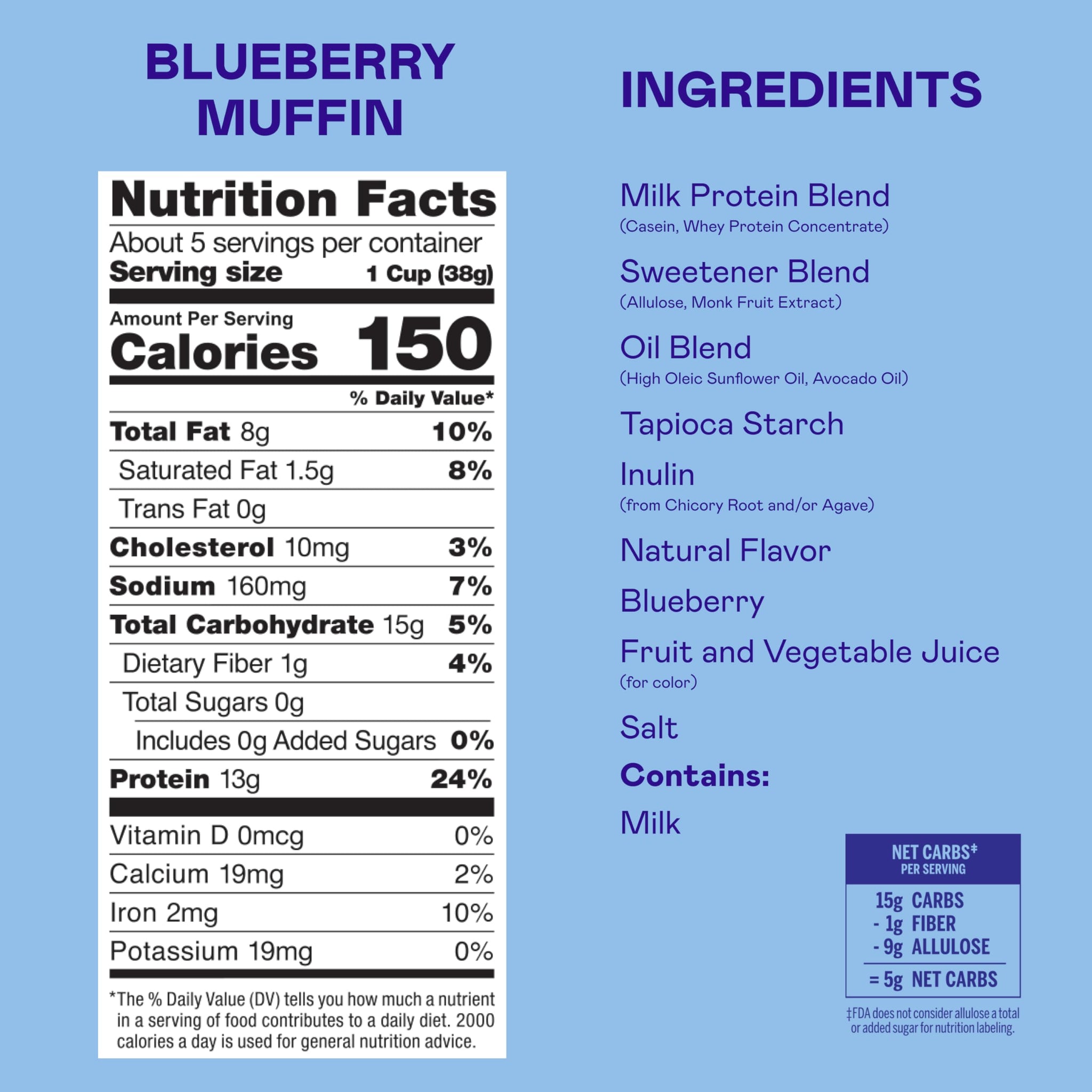 Magic Spoon Blueberry Muffin Cereal, 1 Box