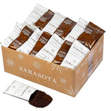 Salted Caramel Coffee Packs - Flavored Medium Roast | 2.5oz Pre-Measured Ground Packets for 12-Cup Brewer | Low Acid Mold-Free Gourmet Pouches | 36