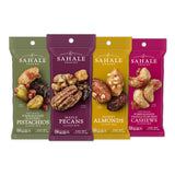 Sahale Snacks Glazed Mix Nut Blend Variety Pack, 1.5 Oz Grab & Go Bags (12 Total Packs) - Four Different Dry-Roasted Deluxe Mixed Nuts Blends Included