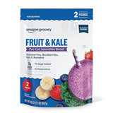 Amazon Grocery, Fruit & Kale Pre-Cut Smoothie Blend, 32 Oz, Frozen