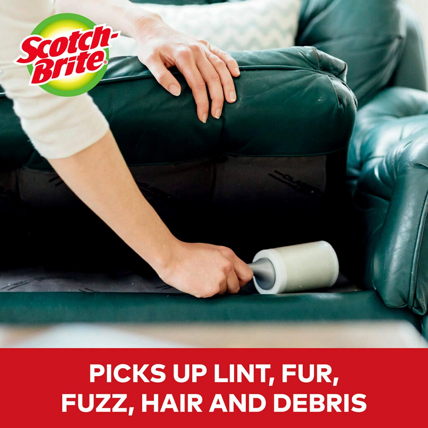 Scotch-Brite Lint Roller, Works Great on Pet Hair, 60 Sheets (Pack of 1)