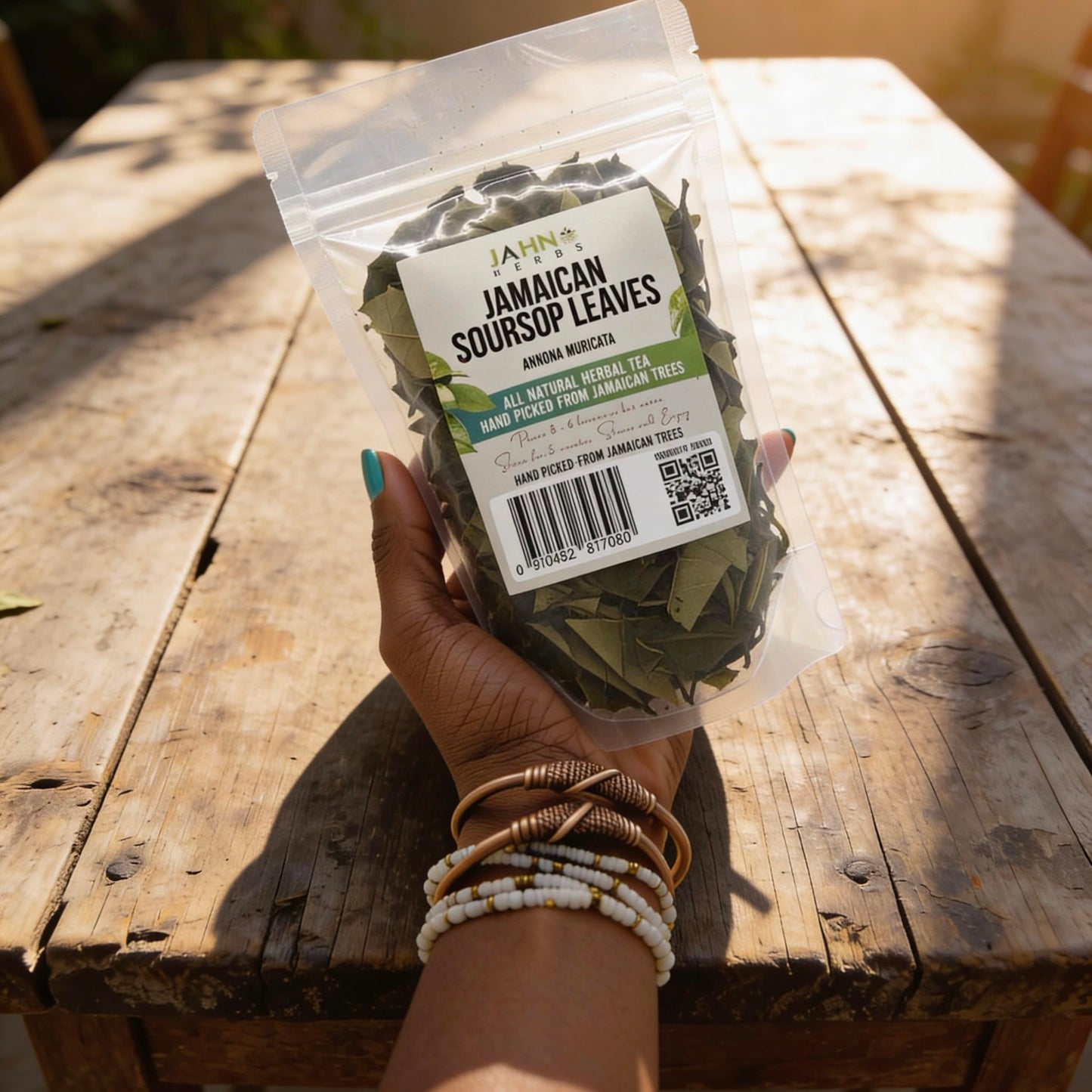 Jamaican Soursop Leaves (Annona muricata) 1 oz, Organic, Dried, Guanabana, Graviola Loose Leaf Tea, Origin: Jamaica