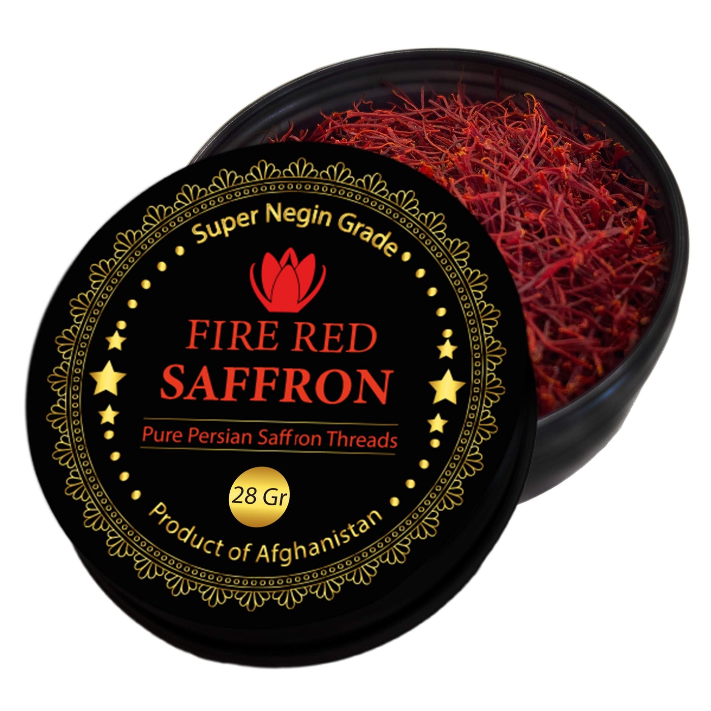 Saffron Threads, Pure Red Saffron Spice Threads - Super Negin Grade - Best Flavor | For Culinary Use Such as Tea, Paella Rice, Risotto, Tachin