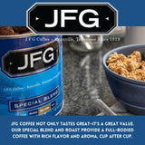 JFG Special Blend Medium-Dark Roast Ground Coffee, 30.6oz Can (Pack of 1)
