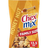 Chex Mix Honey Nut Snack Mix, Sweet and Salty Snack Bag, Family Size, 13.5 oz