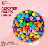 NY Spice Shop Assorted Sixlets Candy - 3 Pound Holiday Chocolate Balls - Assorted Themed Candies for Holiday Snack Mix Treats, Seasonal Candy Buffet