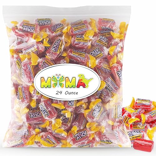 Bulk Watermelon Hard Candy Bulk Bag 1.5 lbs - Made from Jolly Rancher Candy - Repackaged by Mima Mima - Mothers Day Candy, Basket Stuffers & Fillers