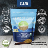 Organic Greek Seasoning Blend - It's Greek To Me by Flavor Seed, Mediterranean Herbs & Spices for Gyro, Tzatziki & Kebab, Carnivore & Keto Friendly, 4