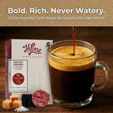 HiLine Coffee HiLine Espresso Coffee Pods, Salted Caramel Flavored Coffee, 20 Count Pack of 1 , Single Cup Espresso Capsules, Compatible
