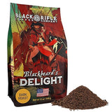 Black Rifle Coffee Company Blackbeard's Delight, 12oz Bag, Ground Coffee Dark Roast - Roasted Blend Made from Arabica Beans - Colombian & Brazilian