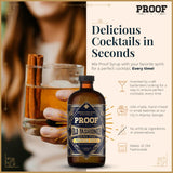 Proof Syrup Old Fashioned Cocktail Mix - Made with Real Bitters & Cane Sugar - Pumpkin Spice Flavor - Fast, Easy, Delicious, Handcrafted Craft