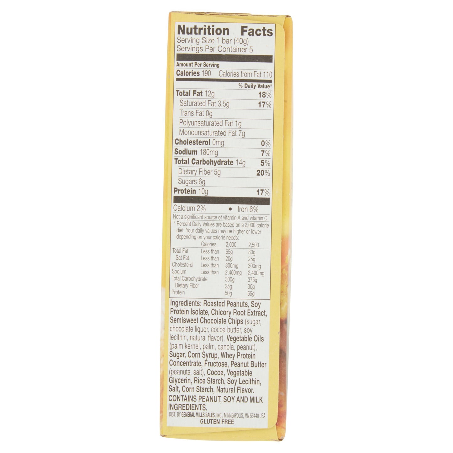 Nature Valley Protein Chewy Bars, Peanut Butter Dark Chocolate, 5 Bars (Pack of 3)