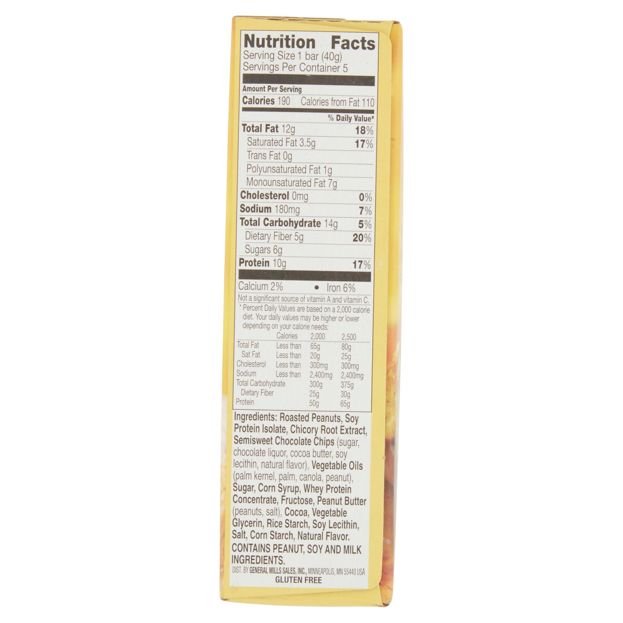 Nature Valley Protein Chewy Bars, Peanut Butter Dark Chocolate, 5 Bars (Pack of 3)