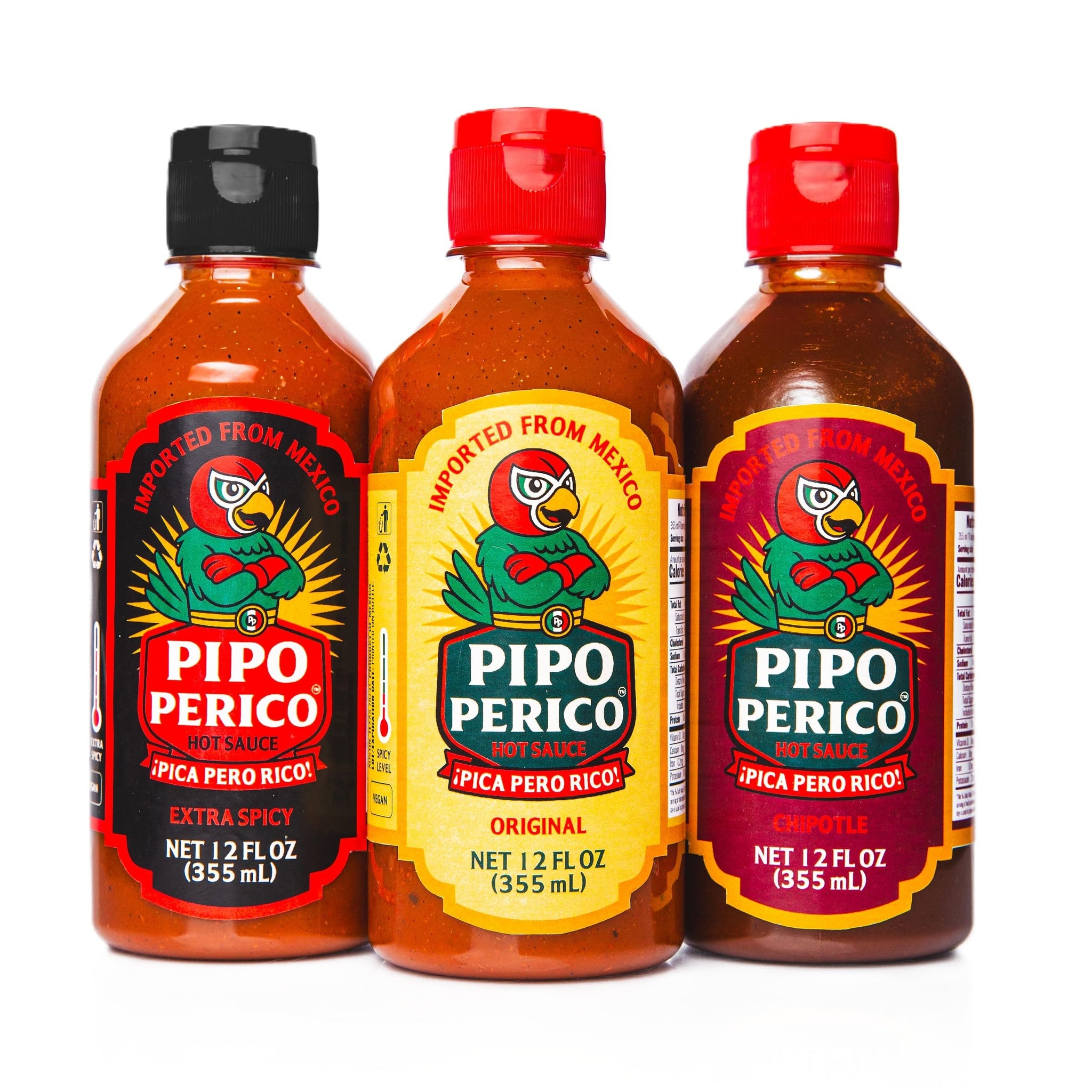 Pipo Perico Mexican Hot Sauce Sampler Pack