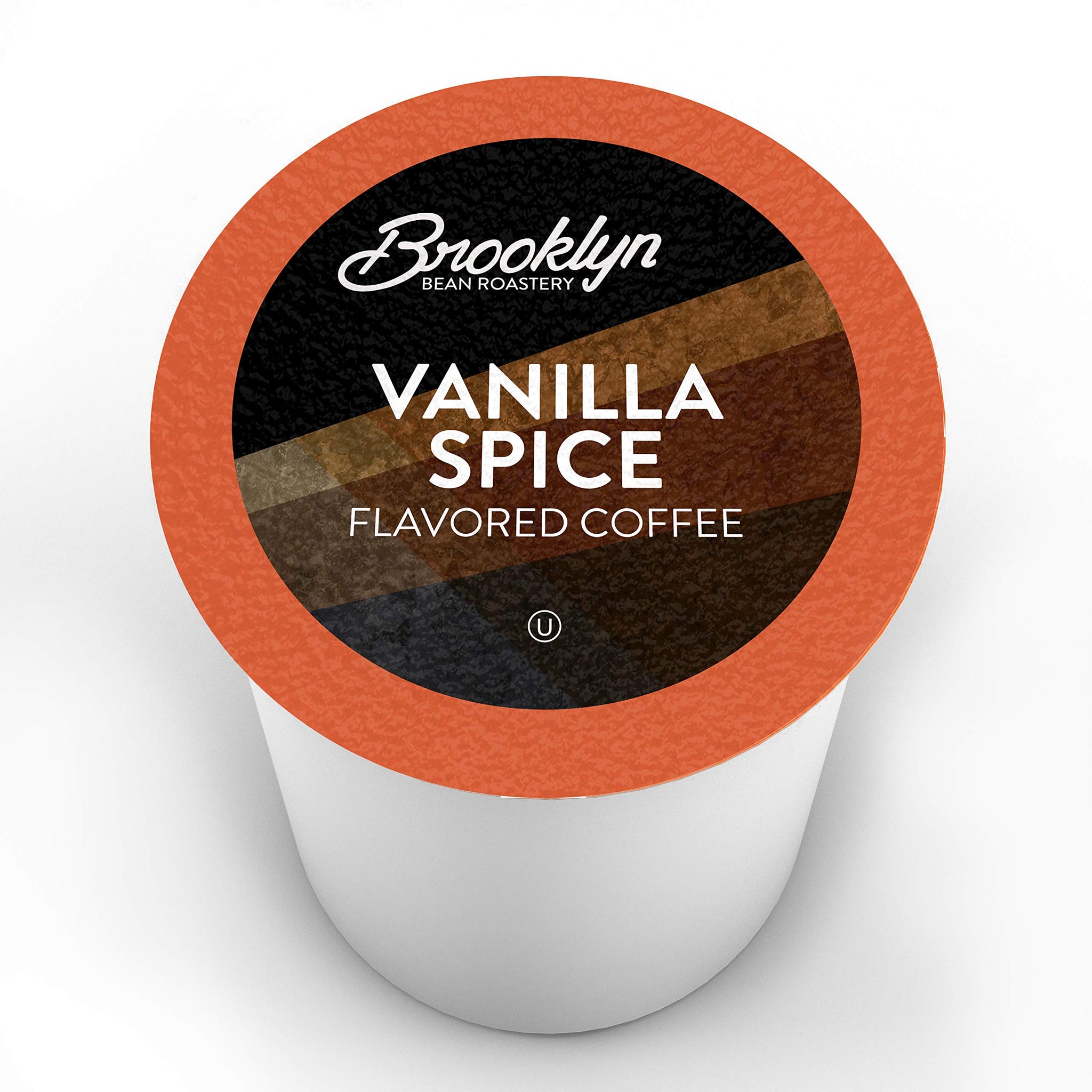 Brooklyn Beans Roastery Vanilla Spice Flavored Coffee Pods - Compatible with Keurig K Cup Brewers Including 2.0 Machines, 40 Count