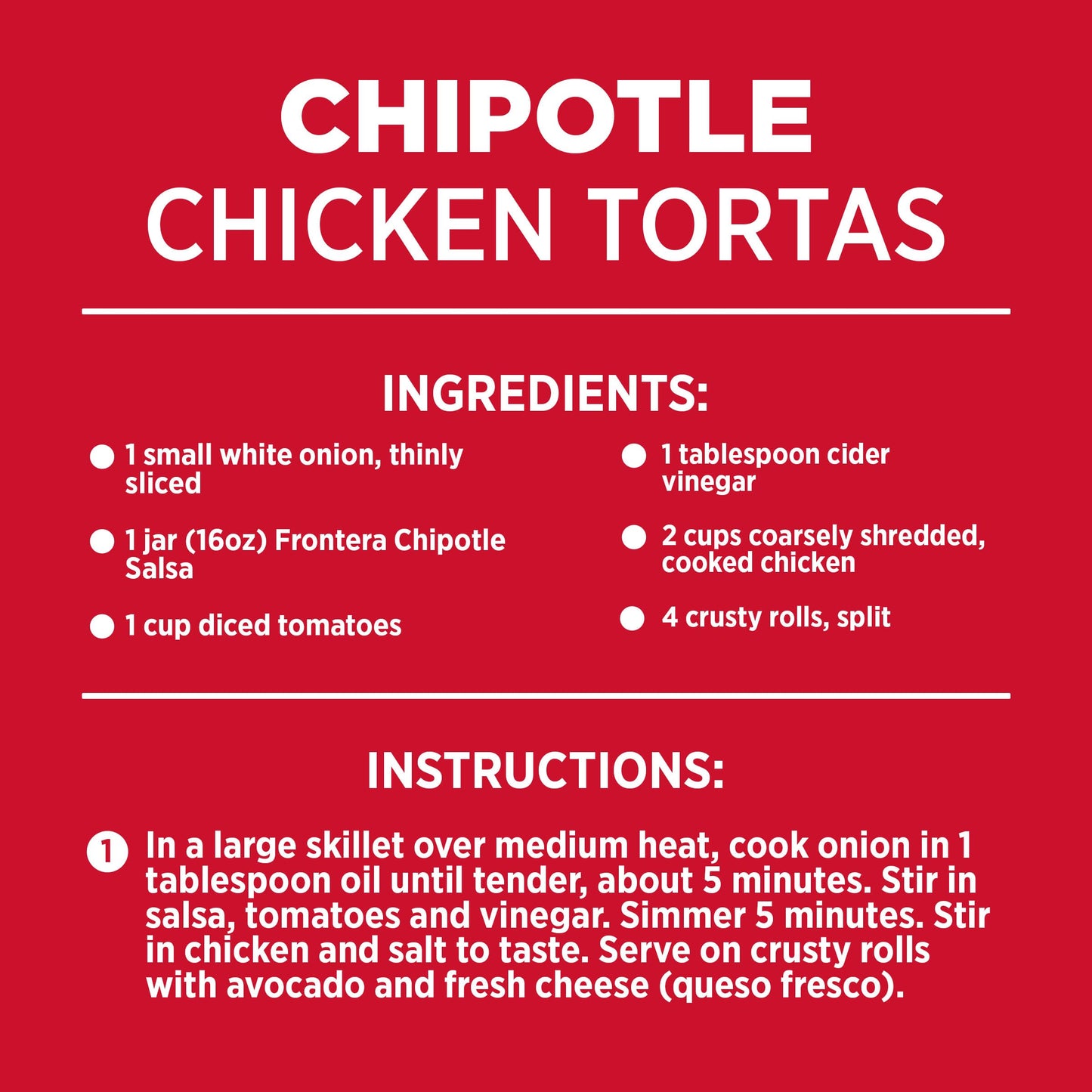 Frontera, Salsa Chipotle, 16 Ounce