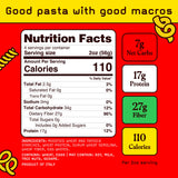 Low Carb, Protein Pasta | Penne with 17g Protein, 7g Carbs | Healthy, Keto Pasta Made in Italy | 3-Pack, 8oz - Pete’s Pasta