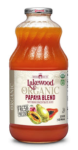 Lakewood Organic Papaya Juice, 32-Ounce Bottles (Pack of 6)