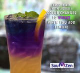 Sou Zen - 100% Blue Butterfly Pea Powder 4.5oz (127g) Culinary Grade | Premium Quality | Naturally Organic Superfood, Raw | Mix with Beverages
