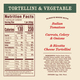Rao's Homemade Tortellini & Vegetable Soup, 16oz, Real Vegetables, Traditional Italian Heat and Serve Soup