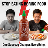 Huy Fong Sauce Chili Sriracha Hot 17 oz (Pack of 1) - Sriracha Hot Sauce - Chili Sauce with Squishy - 2 Total Items