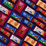 Granola Bars Bulk (60) Count Variety Pack with 2 Acrylic Storage Container, Healthy Breakfast Bars Snack Box, Assorted Chewy Oat Bars, Cereal Bars
