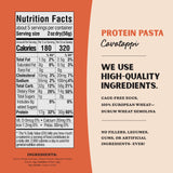 Al Dente Protein Pasta Cavatappi - 30g High Protein in 3.5oz Serving, Lower Carb, High Fiber. Cage-Free Eggs & Semolina. (Previously Carba-Nada