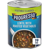 Progresso Vegetable Classics, Lentil With Roasted Vegetables Canned Soup, Gluten Free, 19 oz.