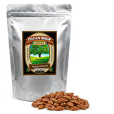 Pecan Shop Unsprayed Sprouted 2 lb Raw Wild-Harvested Family Recipe Crispy Sea Salt Texas Native Pecans-Fresh Direct Ship