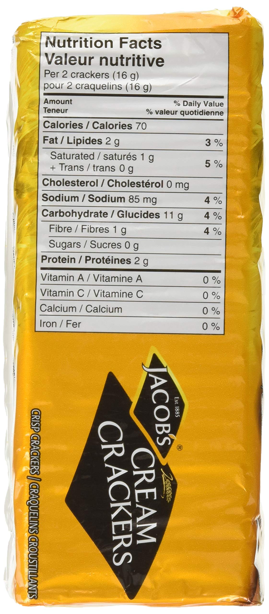 Jacobs Crackers Cream, 7.05 Ounce