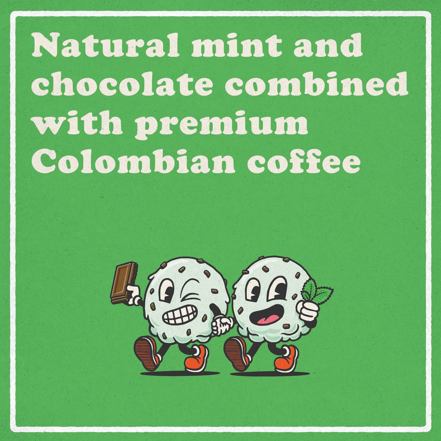 Roasty Buds Minty Choco Chip Ground Coffee | Medium Roast, Natural Mint & Chocolate Flavors (12 oz) | Gluten-Free, Non-GMO (12 Ounce, Minty Choco Chip