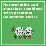 Roasty Buds Minty Choco Chip Ground Coffee | Medium Roast, Natural Mint & Chocolate Flavors (12 oz) | Gluten-Free, Non-GMO (12 Ounce, Minty Choco Chip