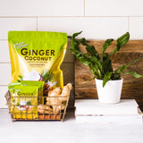 Prince of Peace Ginger Coconut Instant Beverage, 22 Sachets - Instant Hot or Cold Beverage that Soothes Throat - Easy to Brew - Caffeine and Gluten