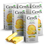 Ceres Pineapple Juice Blend, 6-Pack - 100% Natural, Rich in Vitamin C, No Added Sugar, Artificial Colors, or Flavors, Kosher Certified, 33.8 Oz Ea (1