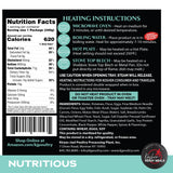 KJ Poultry Kosher Parve Ready Meals - Kugel Medley MRE Meals Ready to Eat, Halal, (1 Pack) Prepared Entree Fully Cooked, Shelf Stable Microwave Dinner
