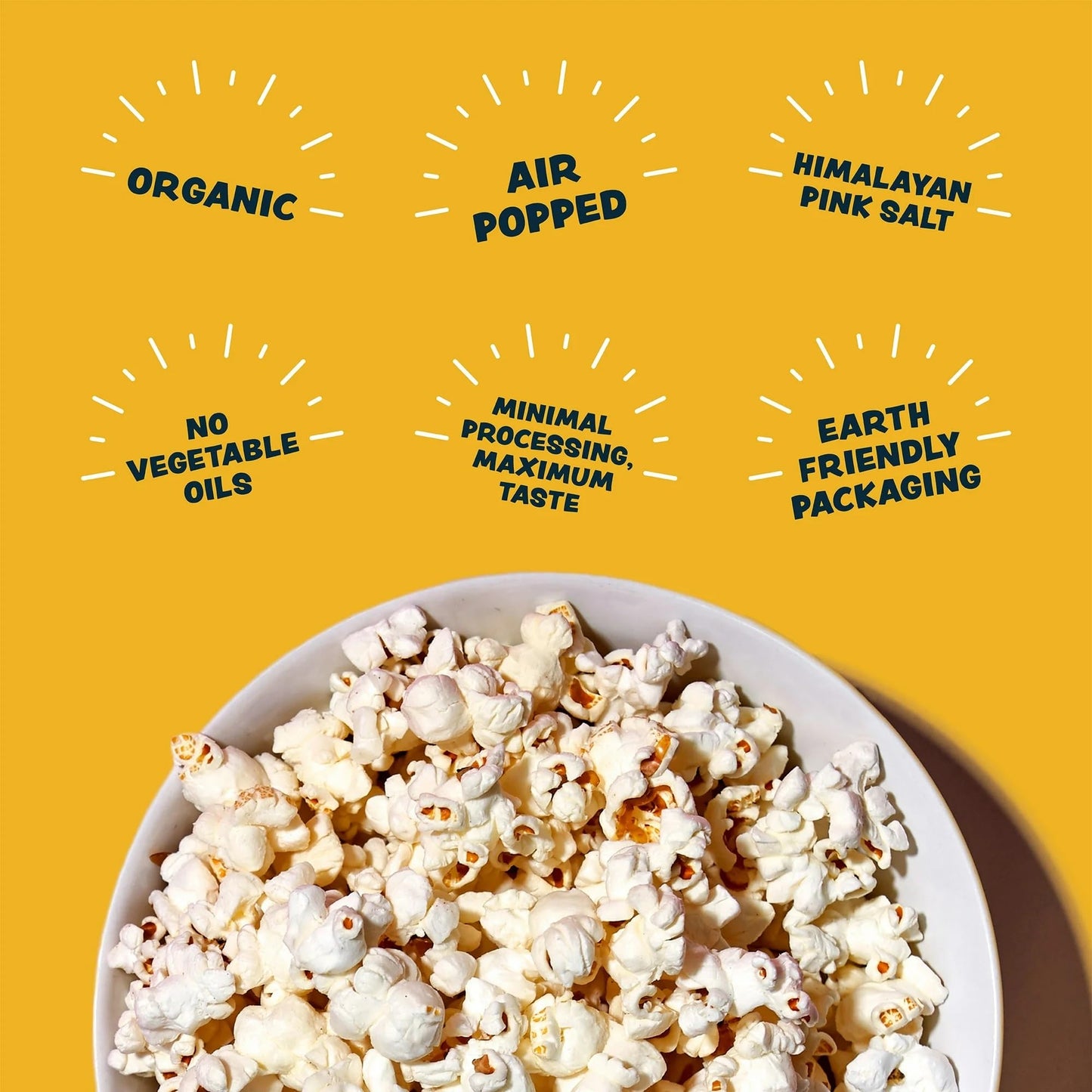 Lesserevil Organic Himalayan Gold Popcorn 10Ct, 4.6 OZ
